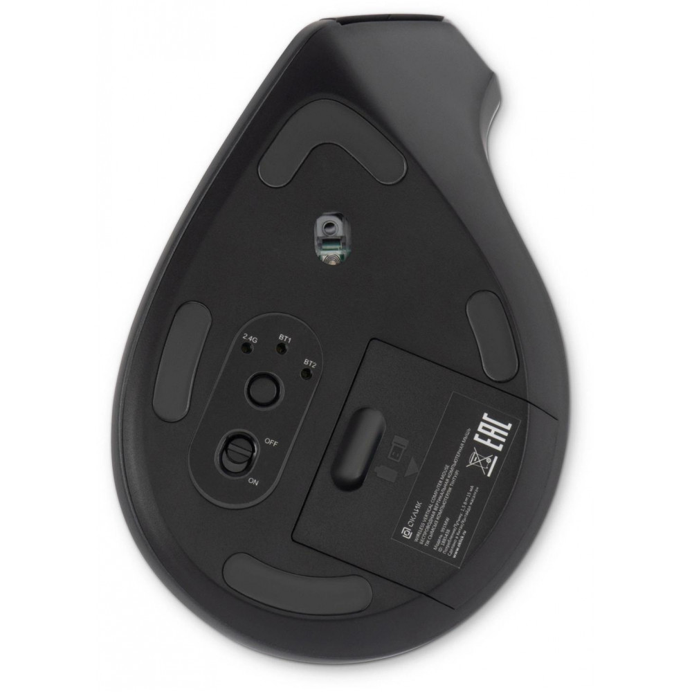 Мышь Oklick 991MW серый оптическая 2400dpi silent беспров. BTRadio USB для ноутбука 7but (1885263) Oklick 1885263
