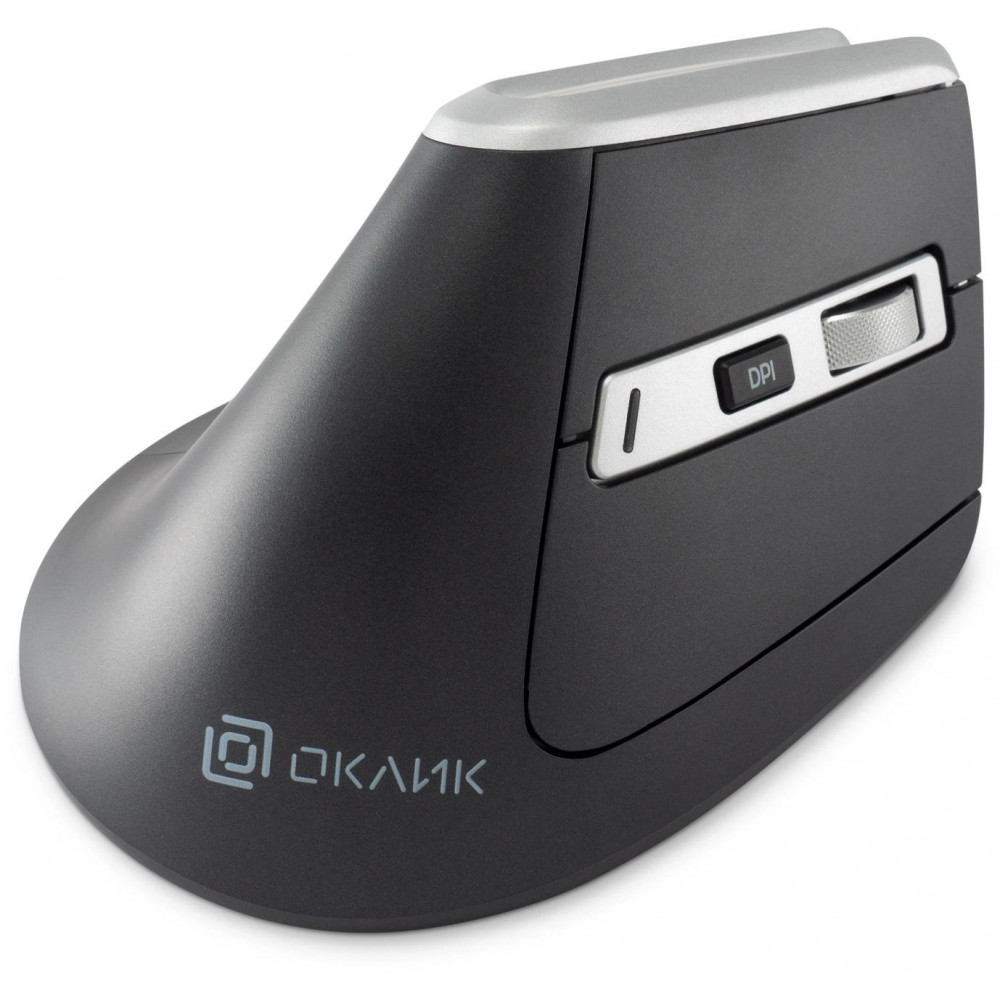 Мышь Oklick 991MW серый оптическая 2400dpi silent беспров. BTRadio USB для ноутбука 7but (1885263) Oklick 1885263