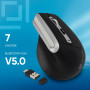 Мышь Oklick 991MW серый оптическая 2400dpi silent беспров. BTRadio USB для ноутбука 7but (1885263) Oklick 1885263