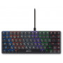 Клавиатура Oklick K615X механическая серыйсеребристый USB slim Multimedia for gamer LED (1934413) Oklick 1934413