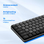 Клавиатура Oklick K615X механическая серыйсеребристый USB slim Multimedia for gamer LED (1934413) Oklick 1934413