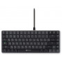 Клавиатура Oklick K615X механическая серыйсеребристый USB slim Multimedia for gamer LED (1934413) Oklick 1934413