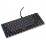 Клавиатура Oklick K615X механическая серыйсеребристый USB slim Multimedia for gamer LED (1934413) Oklick 1934413