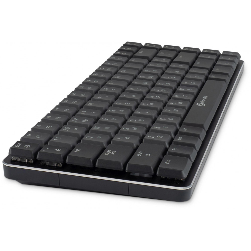 Клавиатура Oklick K615X механическая серыйсеребристый USB slim Multimedia for gamer LED (1934413) Oklick 1934413