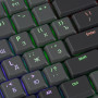 Клавиатура Oklick K615X механическая серыйсеребристый USB slim Multimedia for gamer LED (1934413) Oklick 1934413