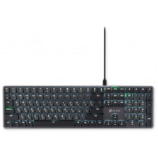 Клавиатура Oklick K953X механическая черныйсерый USB Multimedia LED (1901086) Oklick 1901086
