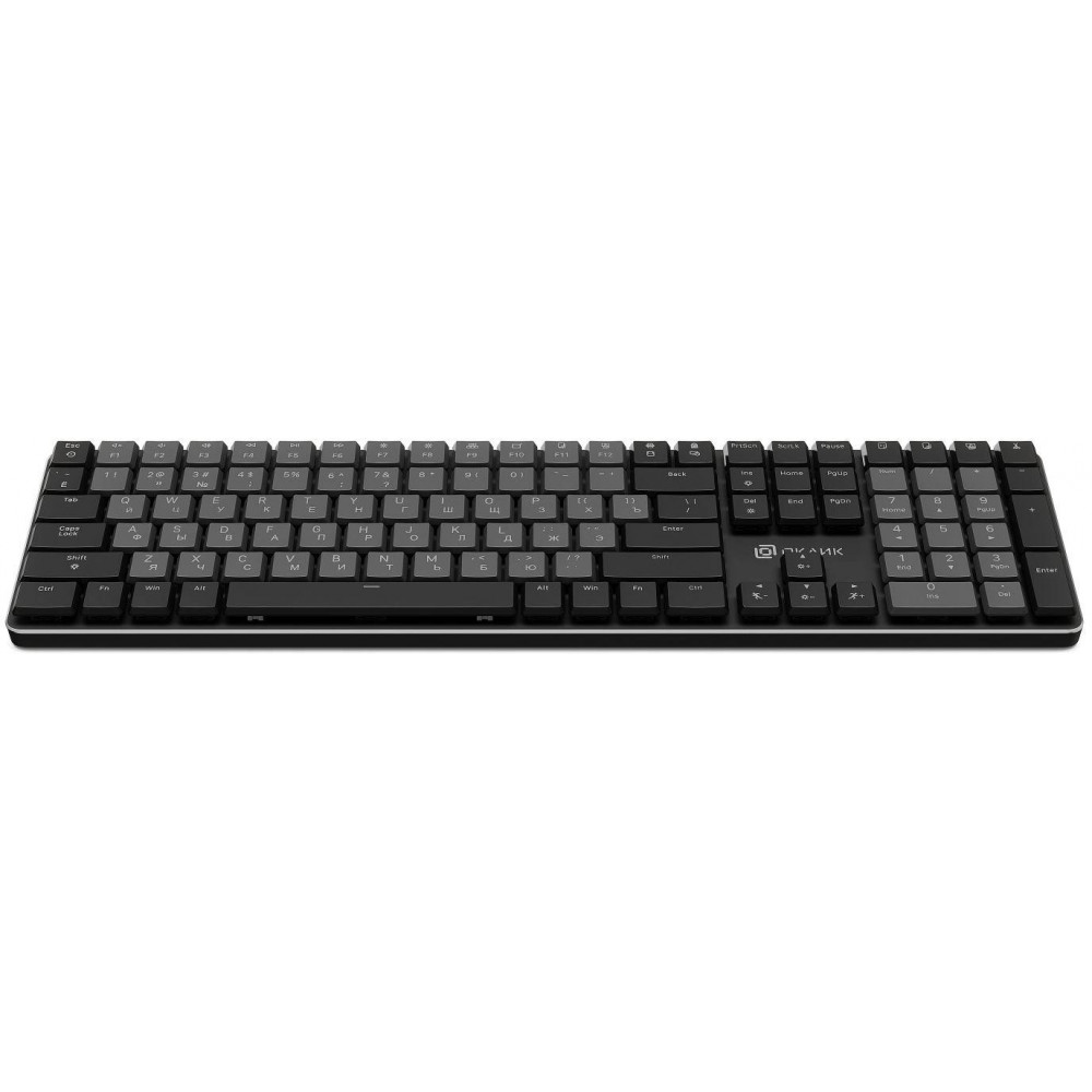Клавиатура Oklick K953X механическая черныйсерый USB Multimedia LED (1901086) Oklick 1901086
