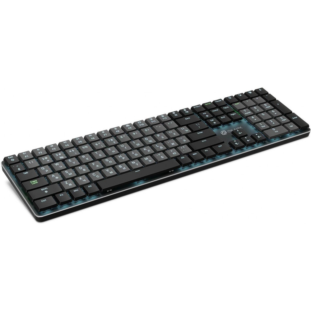 Клавиатура Oklick K953X механическая черныйсерый USB Multimedia LED (1901086) Oklick 1901086
