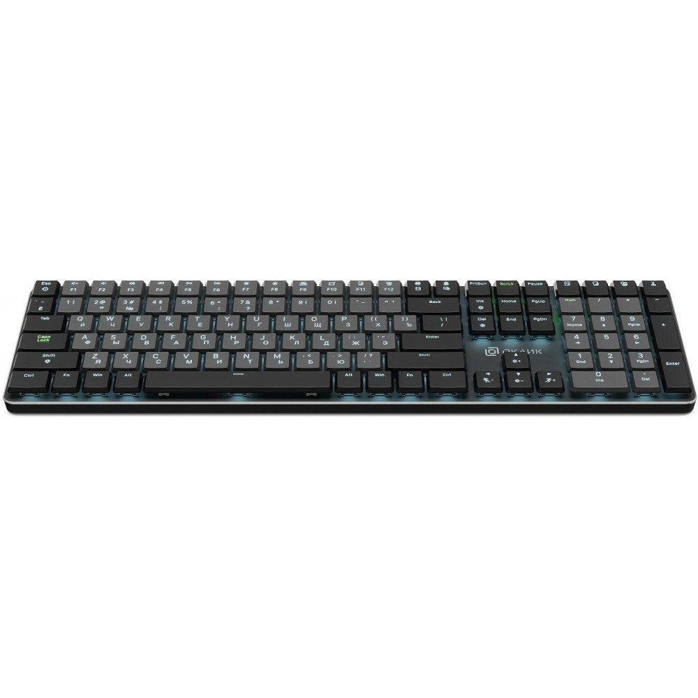 Клавиатура Oklick K953X механическая черныйсерый USB Multimedia LED (1901086) Oklick 1901086
