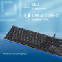 Клавиатура Oklick K953X механическая черныйсерый USB Multimedia LED (1901086) Oklick 1901086