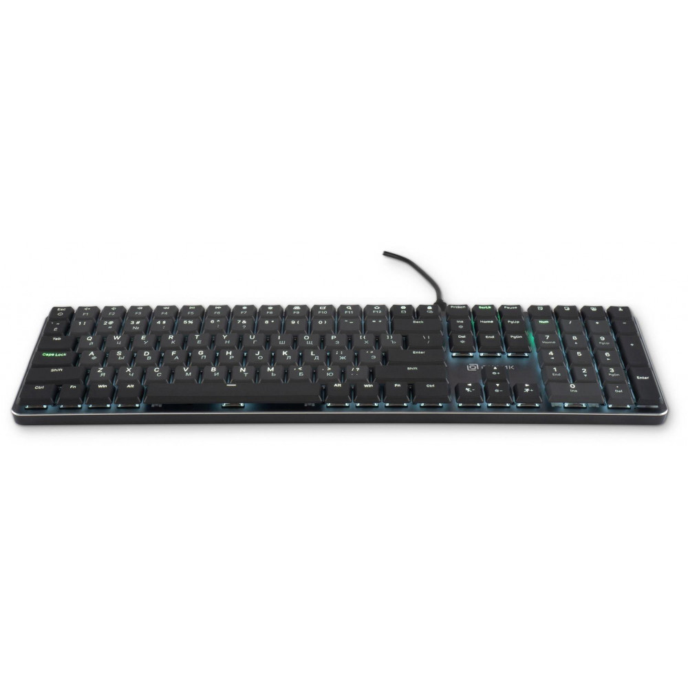 Клавиатура Oklick K953X механическая черныйсерый USB Multimedia LED (1901086) Oklick 1901086