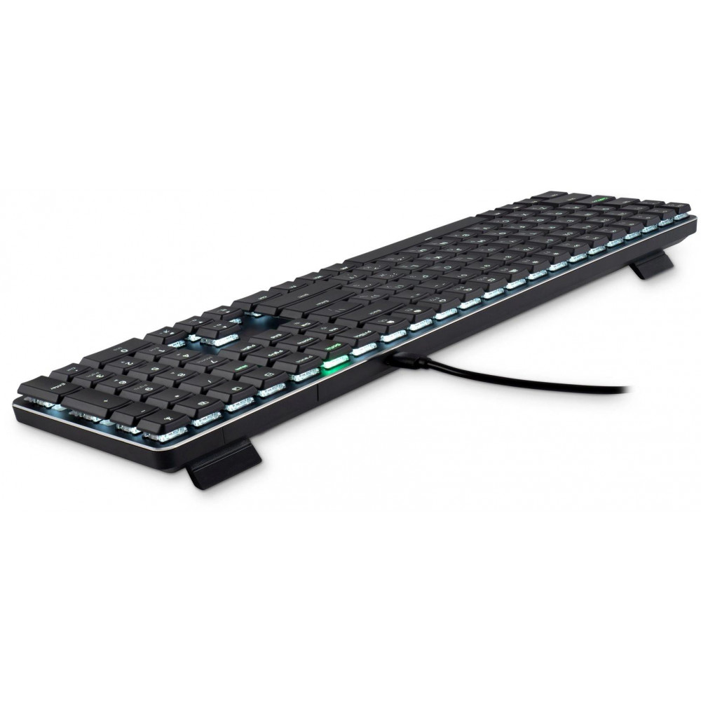 Клавиатура Oklick K953X механическая черныйсерый USB Multimedia LED (1901086) Oklick 1901086