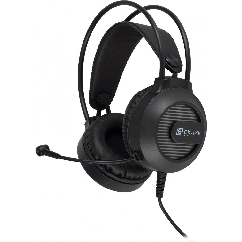 Наушники с микрофоном Oklick HS-L300G черный 2.2м мониторные оголовье (1796949) Oklick 1796949