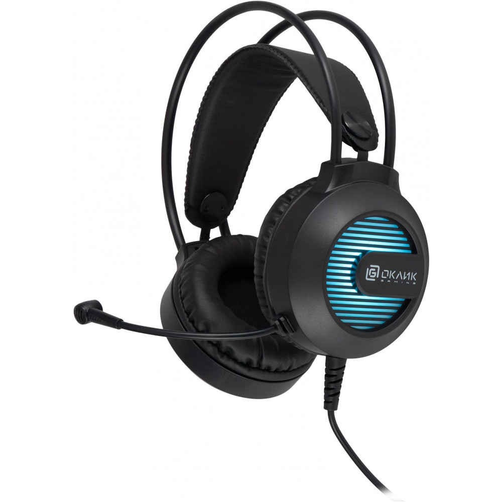Наушники с микрофоном Oklick HS-L300G черный 2.2м мониторные оголовье (1796949) Oklick 1796949