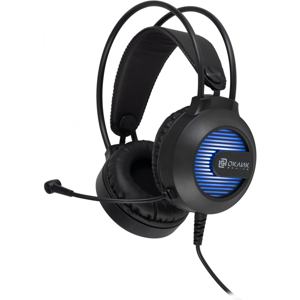 Наушники с микрофоном Oklick HS-L300G черный 2.2м мониторные оголовье (1796949) Oklick 1796949