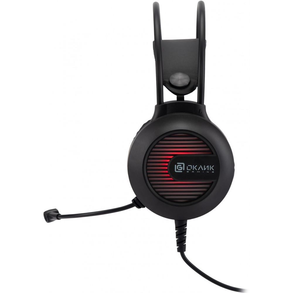 Наушники с микрофоном Oklick HS-L300G черный 2.2м мониторные оголовье (1796949) Oklick 1796949
