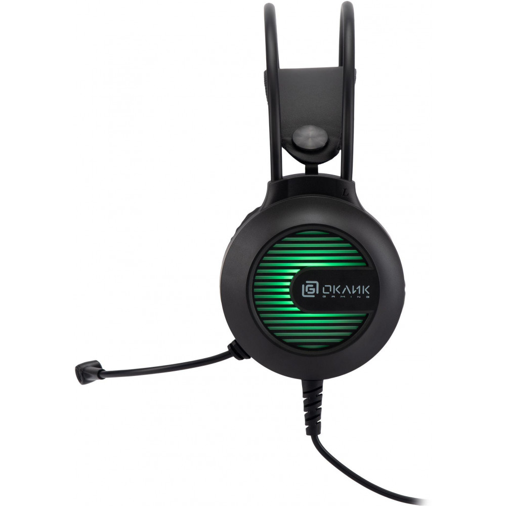 Наушники с микрофоном Oklick HS-L300G черный 2.2м мониторные оголовье (1796949) Oklick 1796949