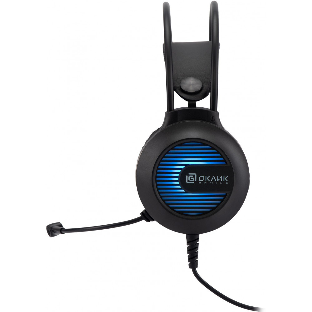 Наушники с микрофоном Oklick HS-L300G черный 2.2м мониторные оголовье (1796949) Oklick 1796949