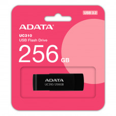Флешка USB ADATA UC310 (UC310-256G-RBK), 256 Gb, USB 3.2 Gen1, R/W 100/30, черный