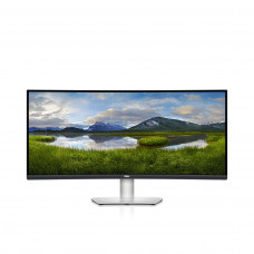 Монитор 34" Dell S3423DWC VA 3440x1440, 100 Гц, 5 мс, 21:9, 300 кд/м², 2xHDMI, встроенные динамики, изогнутый, серебристый/черный