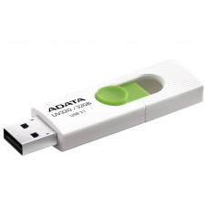 Флешка USB ADATA UV320 (AUV320-32G-RWHGN), 32 Gb, USB 3.2, R/W 100/30, белый/зеленый