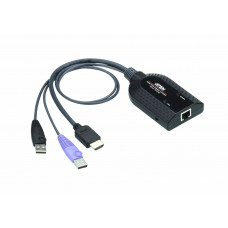 Переключатель ATEN USB HDMI Virtual Media KVM Adapter Cable (Support Smart Card Reader and Audio De-Embedder)