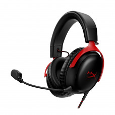 Наушники с микрофоном HyperX Cloud III черный/красный 1.2м мониторные оголовье (727A9AA)