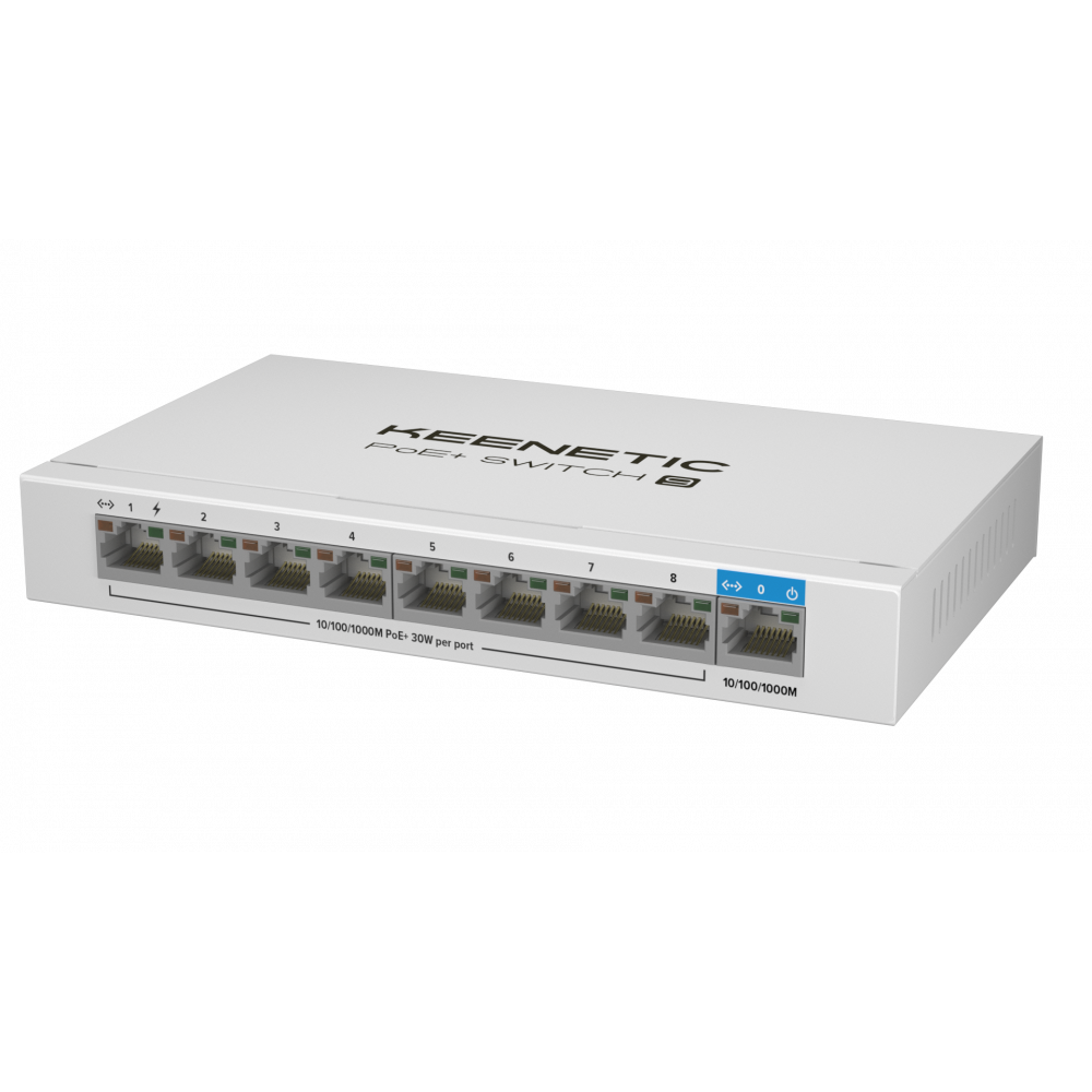 PoE+ коммутатор Keenetic PoE+ Switch 9