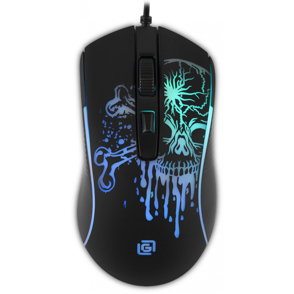 Мышь Oklick 702G черный оптическая 3600dpi USB для ноутбука 4but (1902907) Oklick 1902907