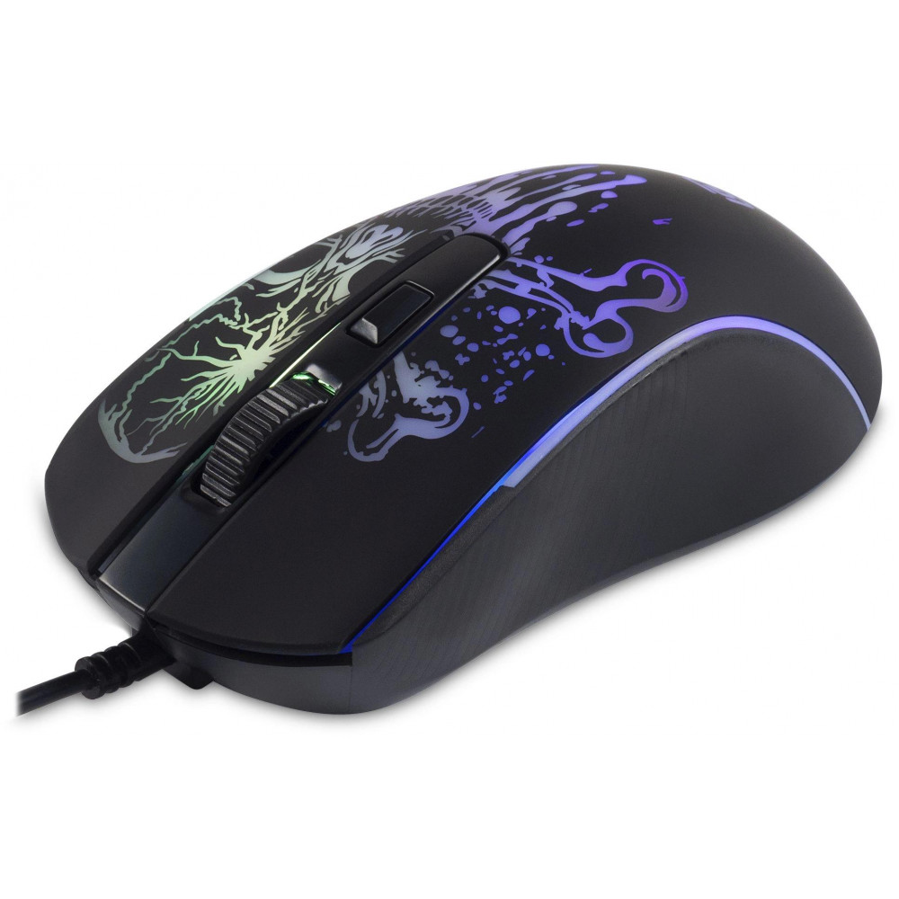 Мышь Oklick 702G черный оптическая 3600dpi USB для ноутбука 4but (1902907) Oklick 1902907