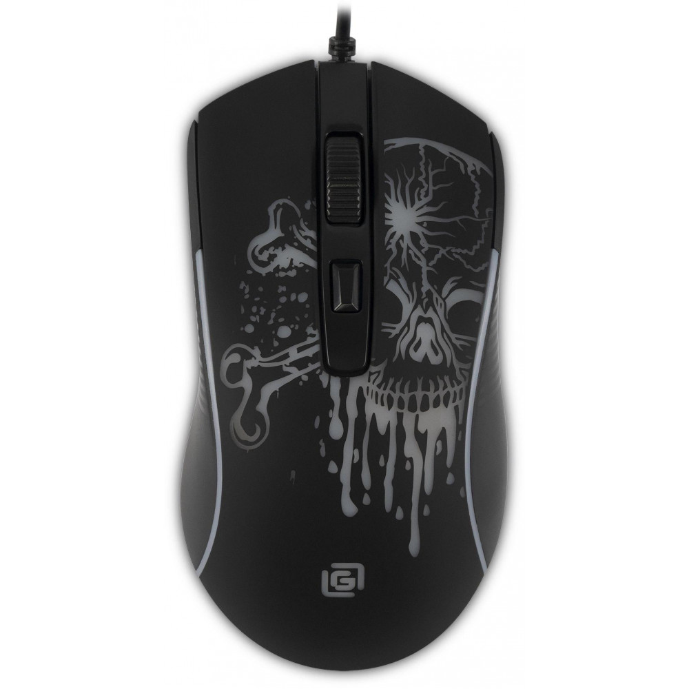 Мышь Oklick 702G черный оптическая 3600dpi USB для ноутбука 4but (1902907) Oklick 1902907