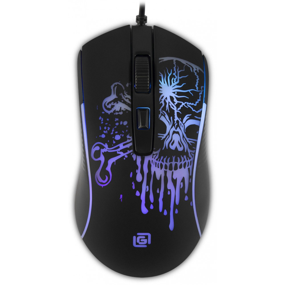 Мышь Oklick 702G черный оптическая 3600dpi USB для ноутбука 4but (1902907) Oklick 1902907