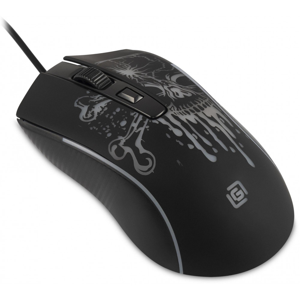 Мышь Oklick 702G черный оптическая 3600dpi USB для ноутбука 4but (1902907) Oklick 1902907