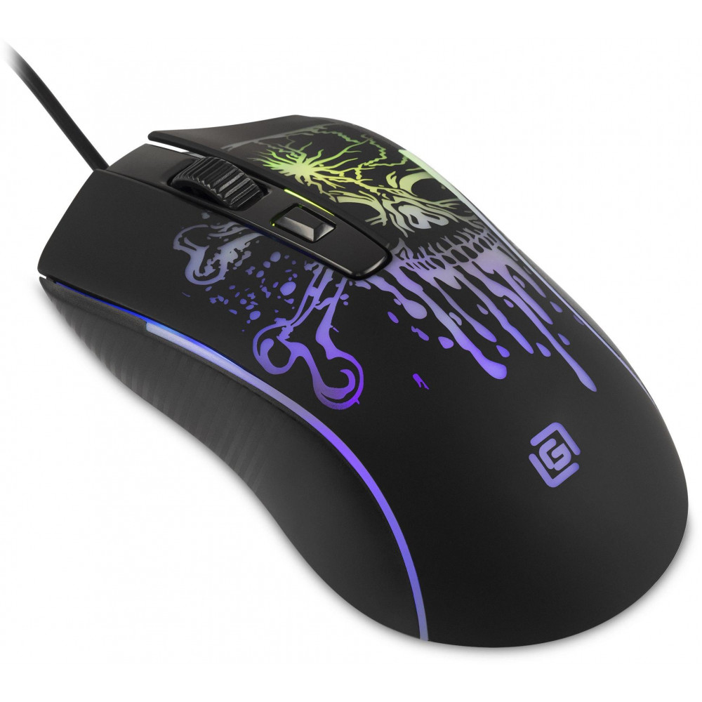 Мышь Oklick 702G черный оптическая 3600dpi USB для ноутбука 4but (1902907) Oklick 1902907