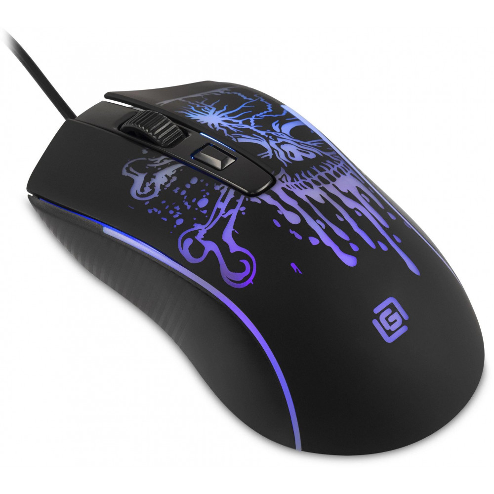 Мышь Oklick 702G черный оптическая 3600dpi USB для ноутбука 4but (1902907) Oklick 1902907