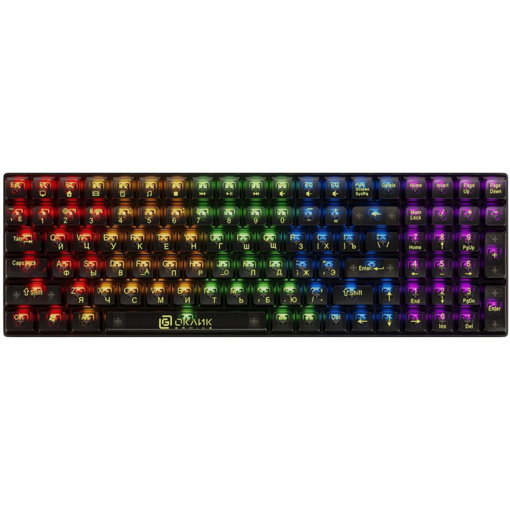 Клавиатура Oklick 915GK механическая черный USB for gamer (1790371) Oklick 1790371