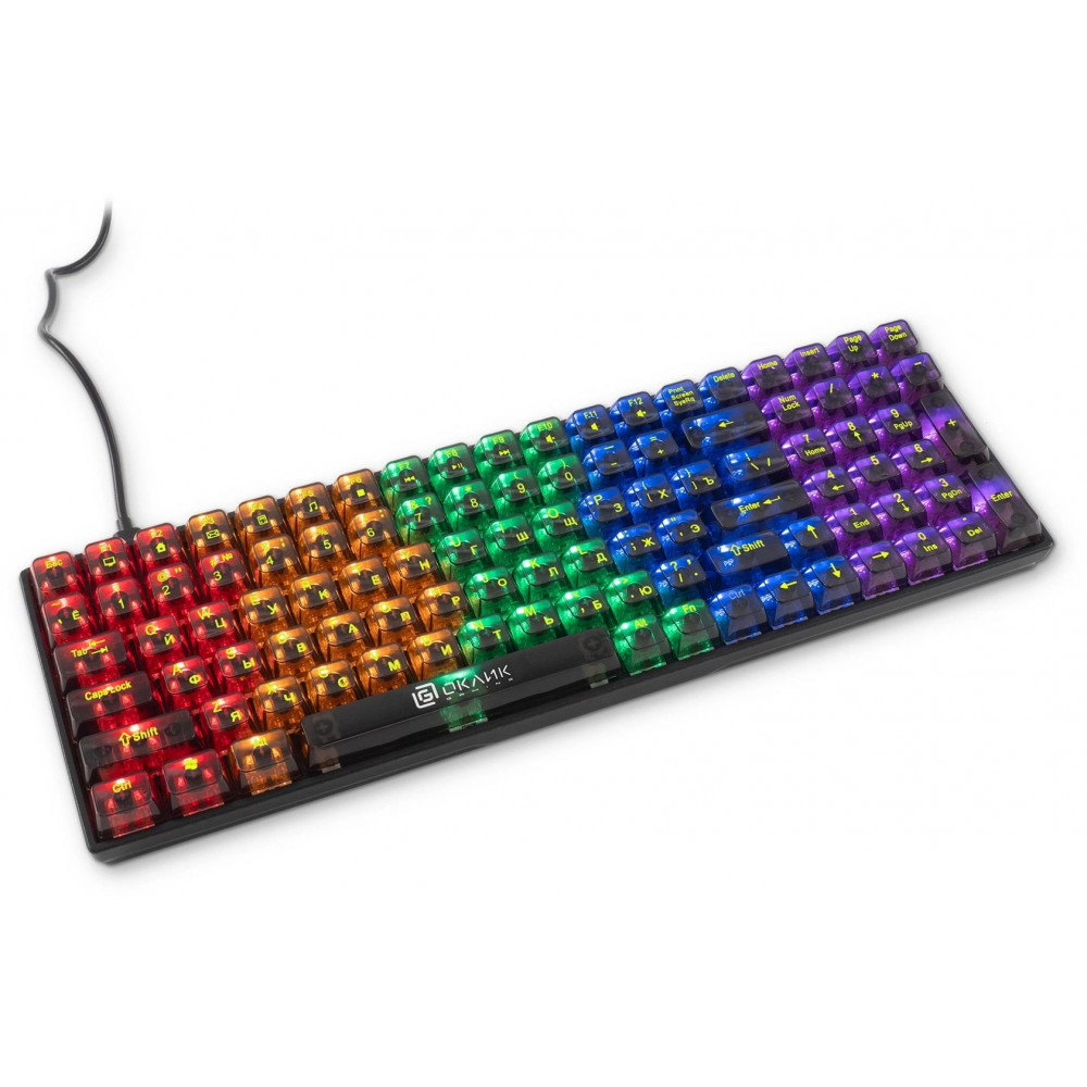 Клавиатура Oklick 915GK механическая черный USB for gamer (1790371) Oklick 1790371