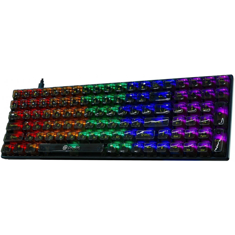 Клавиатура Oklick 915GK механическая черный USB for gamer (1790371) Oklick 1790371