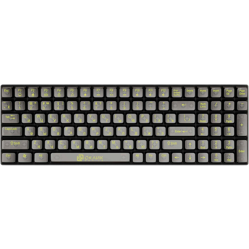 Клавиатура Oklick 915GK механическая черный USB for gamer (1790371) Oklick 1790371