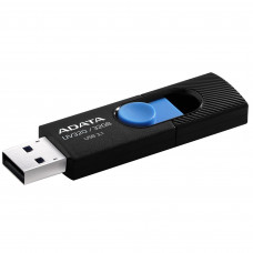 Флешка USB ADATA UV320 (AUV320-32G-RBKBL), 32 Gb, USB 3.2 Gen 1, R/W 100/30, черный/голубой