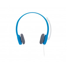 Наушники с микрофоном Logitech H150 синий/белый 1.8м накладные оголовье (981-000454)