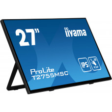 Монитор 27" Iiyama ProLite T2755MSC-B1 IPS 1920x1080, 75 Гц, 5 мс, 16:9, 400 кд/м², 1xHDMI, 1xDP, 2xUSB, 1x3.5 мм, 2x1 Вт, черный