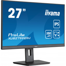 Монитор 27" Iiyama ProLite XUB2792QSU-B6 IPS 2560x1440, 100 Гц, 0.4 мс, 16:9, 250 кд/м², 1xHDMI, 1xDP, 4xUSB, 1x3.5 мм, 2x2 Вт, черный
