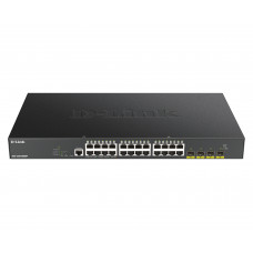 Коммутатор управляемый D-Link DGS-1250-28XMP L2 PoE 24 порта 10/100/1000 Мб/с,