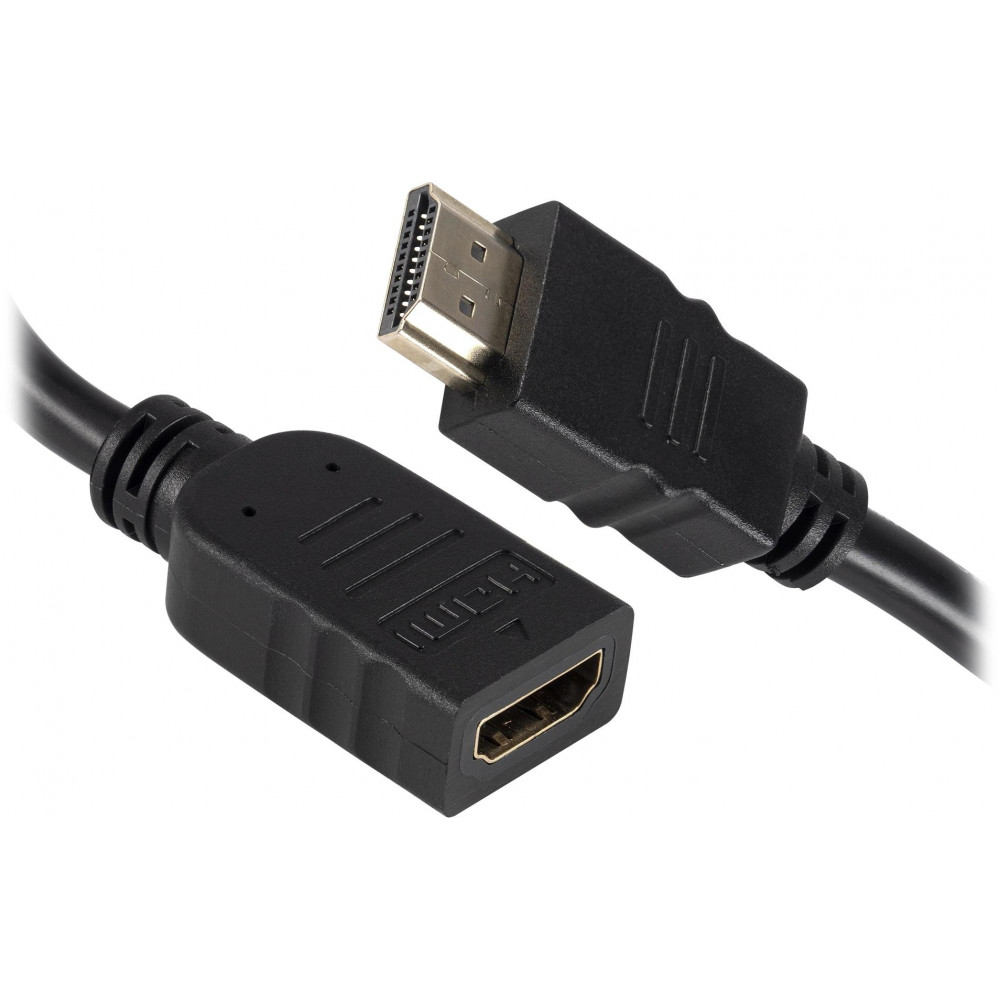 Кабель-удлинитель аудио-видео Buro BU-HDMI2.0-EXTND-2M