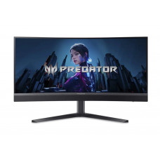 Монитор 34" Acer Predator X34V3bmiiphuzx VA 3440x1440, 180 Гц, 1 мс, 21:9, 1000 кд/м2, 2xHDMI, 1хDP, USB-C, изогнутый, 1x3.5 мм, черный
