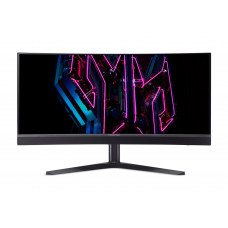 Монитор 34" Acer Predator X34Vbmiiphuzx OLED 3440x1440, 175 Гц, 0.1 мс, 21:9, 250 кд/м2, 2xHDMI, 1хDP, USB-C, изогнутый, черный