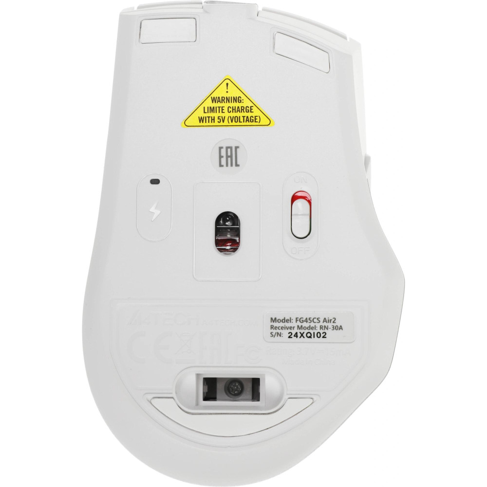 Мышь A4Tech FG45CS AIR2 USB (SILVER WHITE)