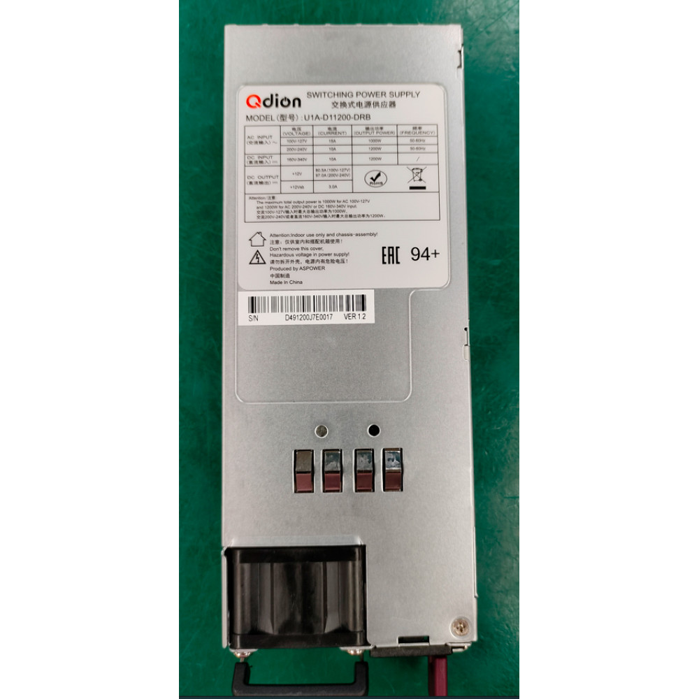 Блок питания серверный Q-dion Qdion Model U1A-D11200-DRBC14