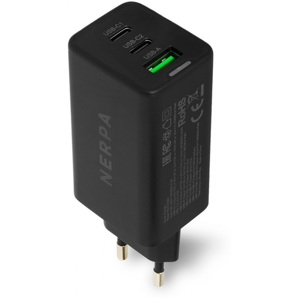 Сетевое зарядное устройство 220В NERPA PD333CBX 65W